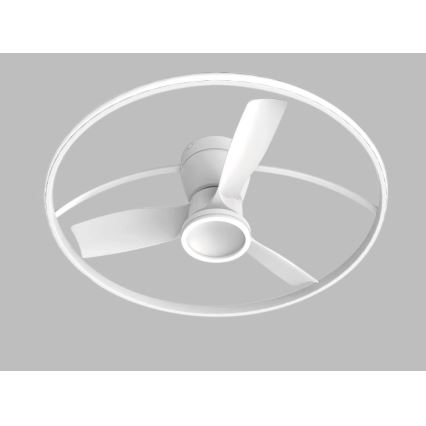 Fulgur s-43048 - Ściemnialny wentylator sufitowy LED THORA LED/50W/230V 2700-5000K biały + pilot zdalnego sterowania