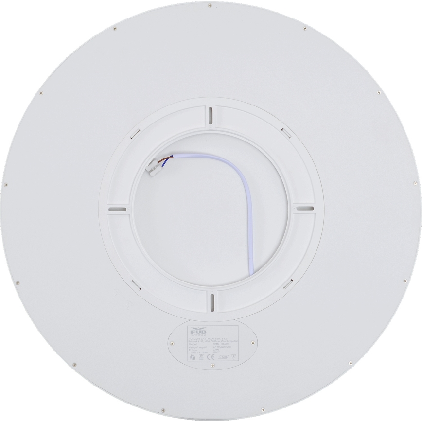 Fulgur s-43056 - Ściemnialna oprawa sufitowa LED NOMY LED/40W/230V 3000-6500K Ø 50 cm UGR19 IP40 Wi-Fi biała + pilot zdalnego sterowania