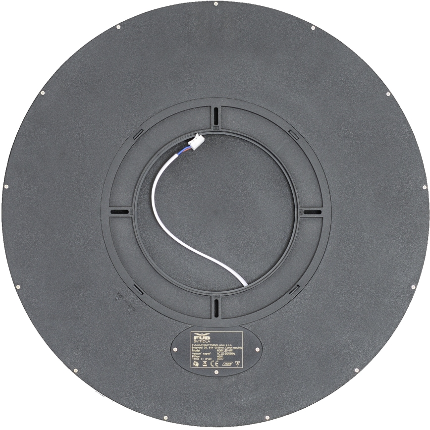 Fulgur s-43057 - LED ściemnialna lampa sufitowa NOMY LED/40W/230V 3000-6500K Ø 50 cm UGR19 IP40 Wi-Fi czarna + pilot zdalnego sterowania