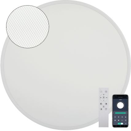 Fulgur s-43058 - Ściemnialna lampa sufitowa LED NOMY LED/50W/230V 3000-6500K śr. 60 cm UGR19 IP40 Wi-Fi biała + pilot zdalnego sterowania