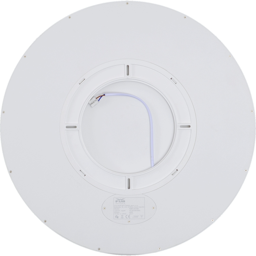 Fulgur s-43058 - Ściemnialna lampa sufitowa LED NOMY LED/50W/230V 3000-6500K śr. 60 cm UGR19 IP40 Wi-Fi biała + pilot zdalnego sterowania