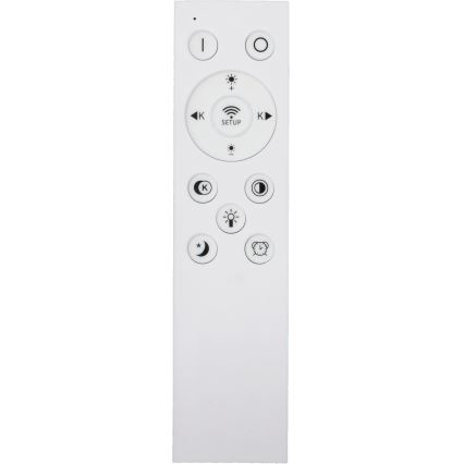 Fulgur s-43058 - Ściemnialna lampa sufitowa LED NOMY LED/50W/230V 3000-6500K śr. 60 cm UGR19 IP40 Wi-Fi biała + pilot zdalnego sterowania