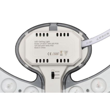 Fulgur s-43088 - Magnetyczny moduł LED/12W/230V 3000/4000/6500K śr. 19,3 cm