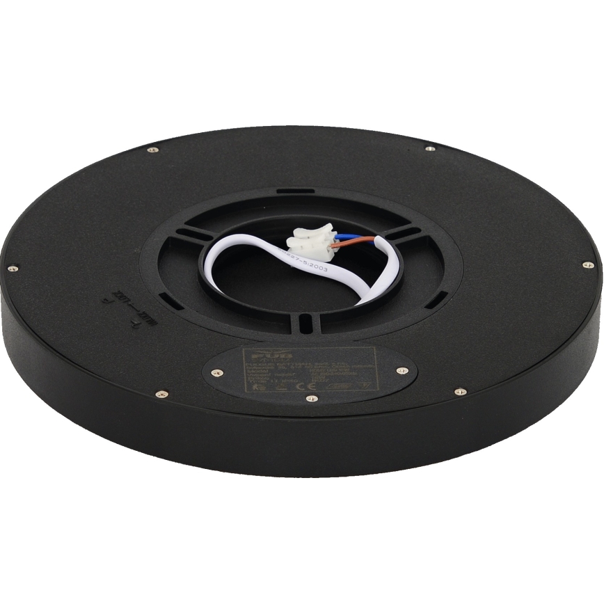 Fulgur z-42585 - LED Plafon z czujnikiem pohybu NOMY-S LED/18W/230V 3000/4000/6000K IP40 śr. 23 cm czarny