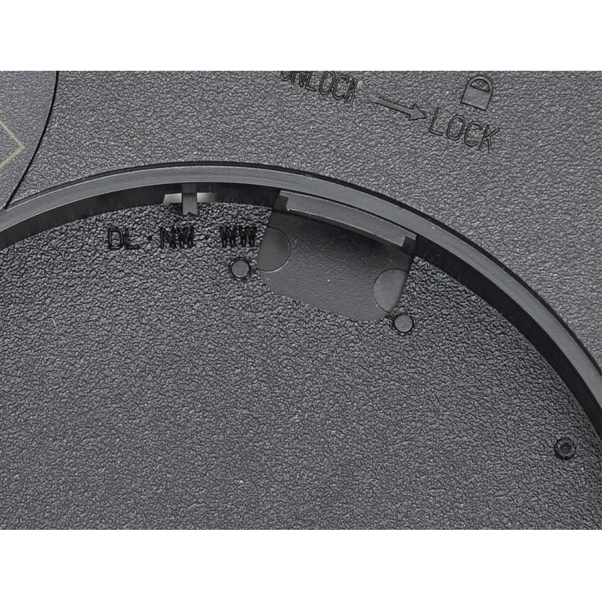 Fulgur z-42587 - LED Plafon z czujnikiem pohybu NOMY-S LED/24W/230V 3000/4000/6000K IP40 śr. 30 cm czarny
