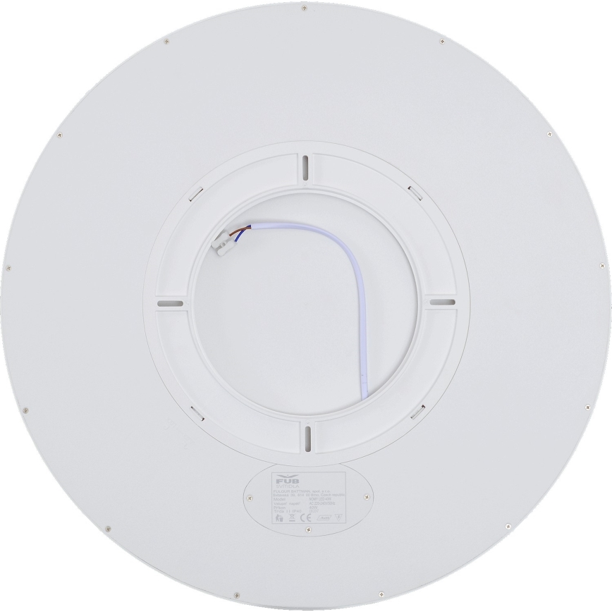 Fulgur z-42590 - LED Plafon z czujnikiem pohybu NOMY-S LED/40W/230V 3000/4000/6000K IP40 śr. 50 cm biały
