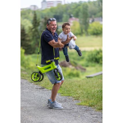 Funny Wheels - Jeździk 2 w 1 RIDER SUPER SPORT zielony/czarny