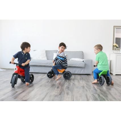 Funny Wheels - Jeździk/rowerek biegowy 2 w 1 RIDER SPORT czerwony/czarny