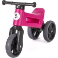 Funny Wheels - Rowerek biegowy 2 w 1 RIDER SPORT różowy/czarny