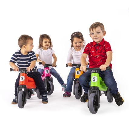 Funny Wheels - Rowerek biegowy 2 w 1 RIDER SPORT zielony/czarny