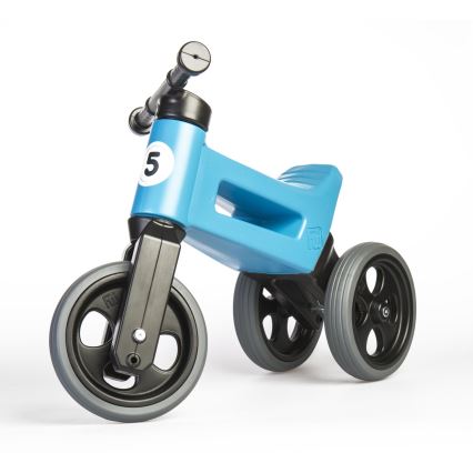 Funny Wheels - Rowerek biegowy 2w1 RIDER SPORT niebieski/czarny