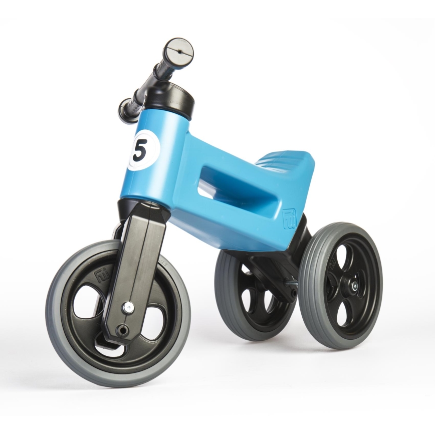 Funny Wheels - Rowerek biegowy 2w1 RIDER SPORT niebieski/czarny