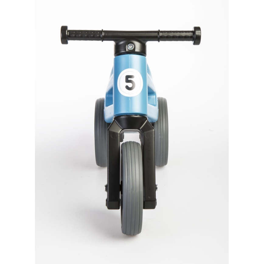 Funny Wheels - Rowerek biegowy 2w1 RIDER SPORT niebieski/czarny