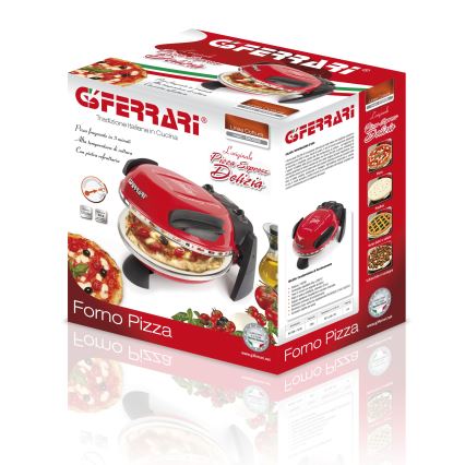 G3Ferrari G1000602 - Piec do pizzy DELIZIA 1200W/230V czerwony