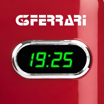 G3Ferrari G1015502 - Kuchenka mikrofalowa z funkcją grilla, 1150 W / 230 V, 20 l, czerwona