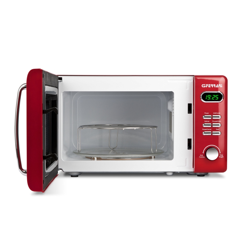 G3Ferrari G1015502 - Mikrofalówka z grillem 1150W/230V 20 l czerwona