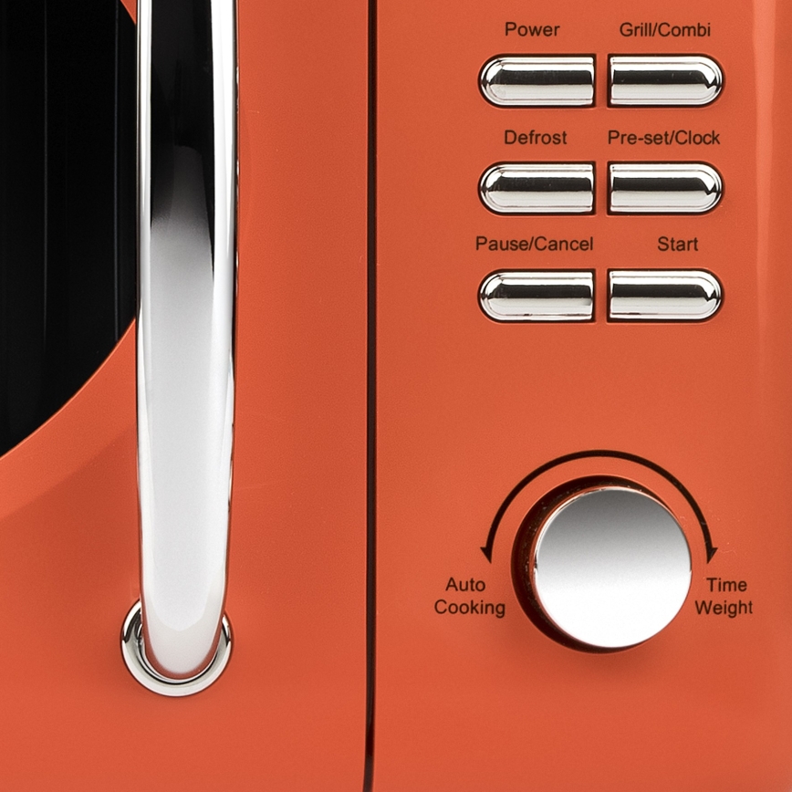 G3Ferrari G1015509 - Kuchenka mikrofalowa z grillem 1150W/230V 20 l pomarańczowa