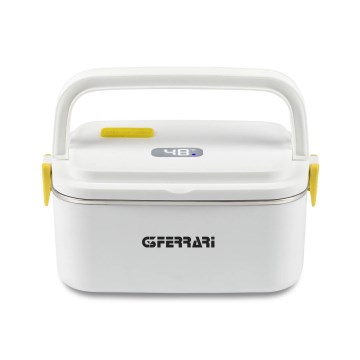 G3Ferrari G1016601 - Elektryczny podgrzewacz do żywności VITTO 48W/230V 0,8 l biały/żółty