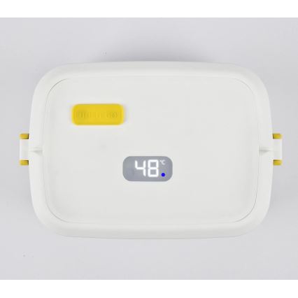 G3Ferrari G1016601 - Elektryczny podgrzewacz do żywności VITTO 48W/230V 0,8 l biały/żółty