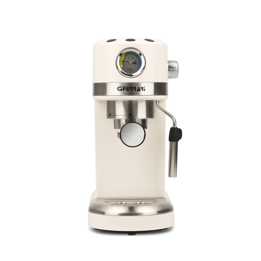 G3Ferrari G1016801 - Ekspres kolbowy ESPRESSO AMARCORD 1350W/230V 15 bar kremowy