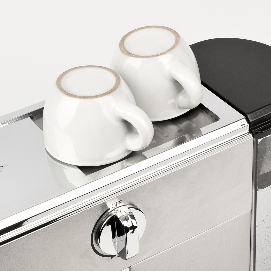 G3Ferrari G1018900 - Ekspres kolbowy do espresso 1350 W/230 V, 15 bar, stal nierdzewna