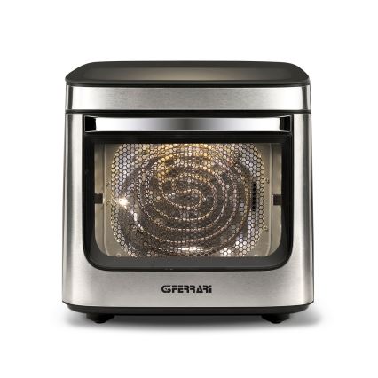 G3Ferrari G1021900 - Beztłuszczowa frytkownica FRIGGISANO 1800 W/230 V, 13 l, stal nierdzewna/czarny