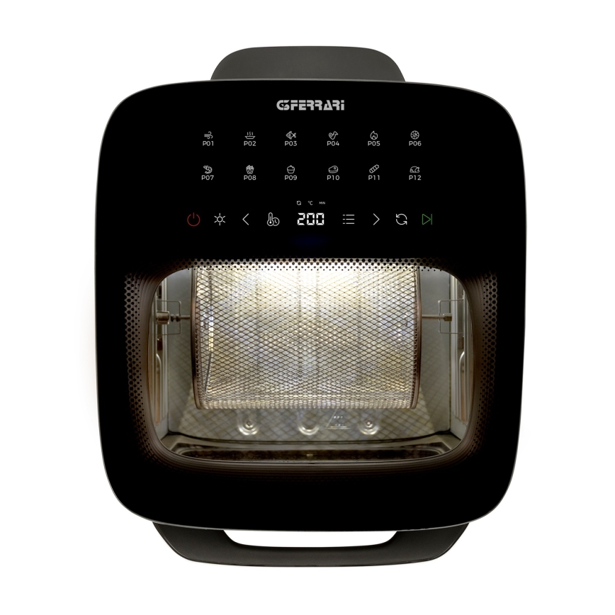 G3Ferrari G1021900 - Beztłuszczowa frytkownica FRIGGISANO 1800 W/230 V, 13 l, stal nierdzewna/czarny