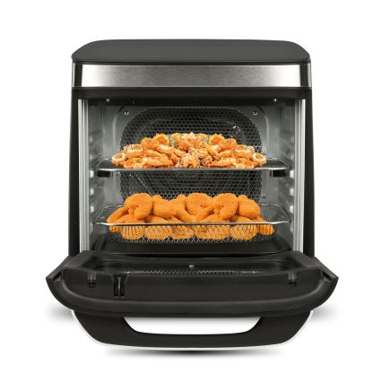 G3Ferrari G1021900 - Beztłuszczowa frytkownica FRIGGISANO 1800 W/230 V, 13 l, stal nierdzewna/czarny