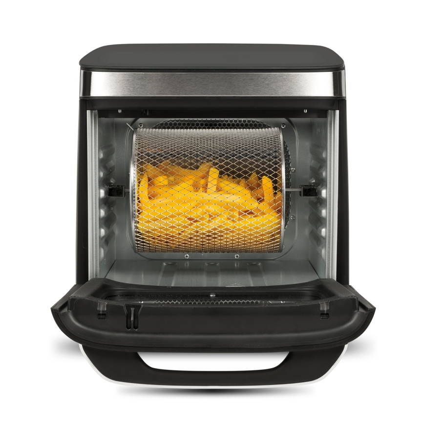 G3Ferrari G1021900 - Beztłuszczowa frytkownica FRIGGISANO 1800 W/230 V, 13 l, stal nierdzewna/czarny