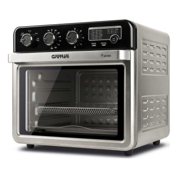 G3Ferrari G1022100 - Piekarnik termoobiegowy z funkcją frytkownicy 2000 W/230 V, 32 l, stal nierdzewna