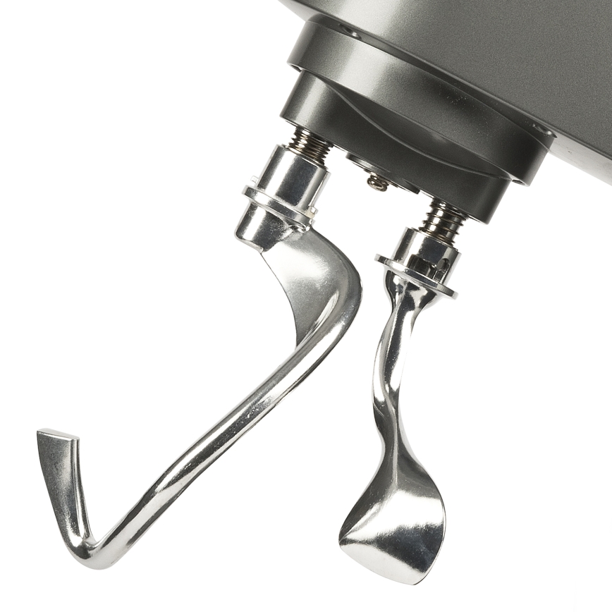 G3Ferrari G2016400 - Robot kuchenny stołowy z podwójnym hakiem PASTAIO 8 l 1800W/230V matowy chrom