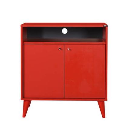 Gabinet 79x73 cm czerwony
