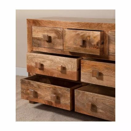 Gabinet HINA 80x140 cm lite drewno/drzewo magowe