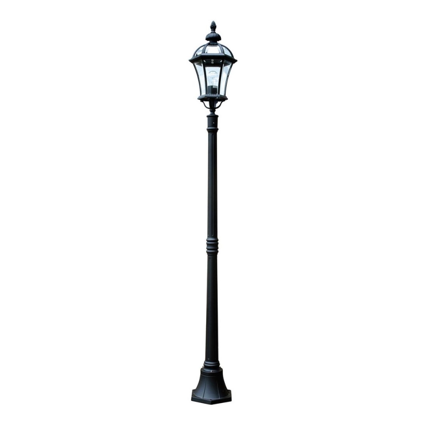 Garden Zone - Lampa zewnętrzna LEDBURY 1xE27/100W/230V IP44 czarny