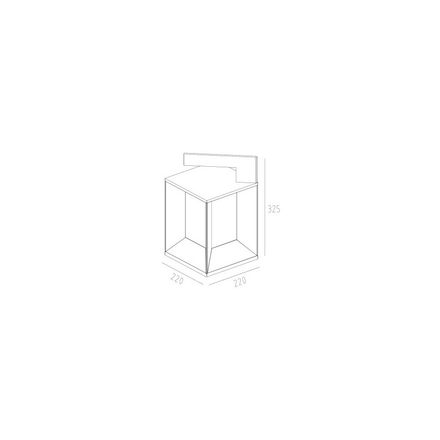 Gardino LX1222 - LED Oświetlenie zewnętrzne ZAFFERANO LED/18W/230V IP65