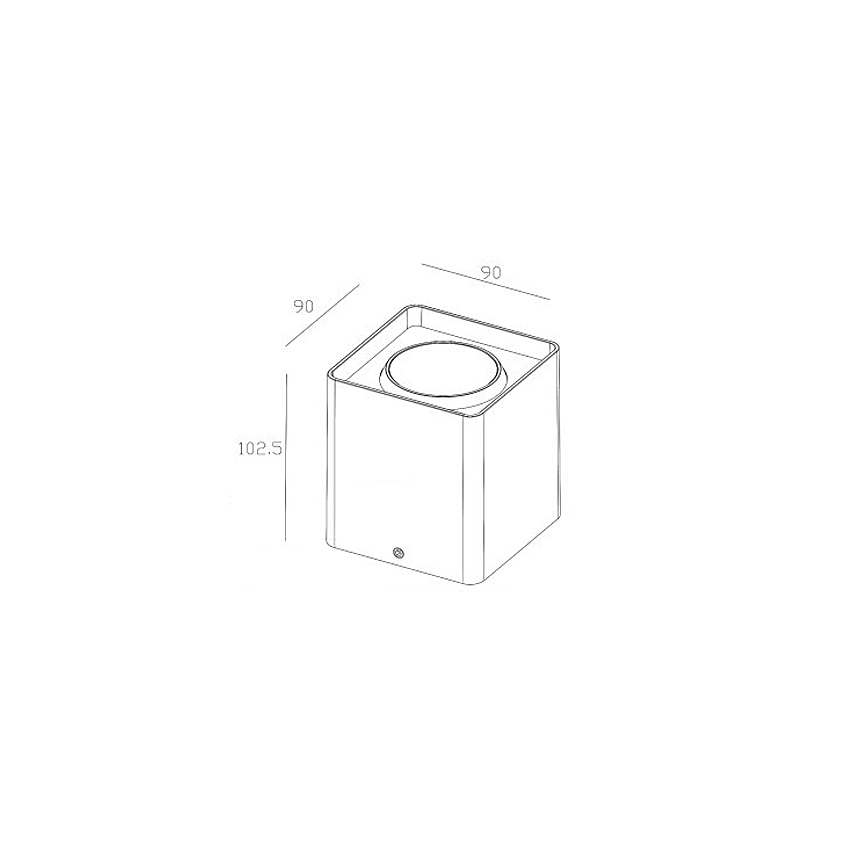 Gardino LX1301 - LED Punktowe światło zewnętrzne WATERLILY LED/7W/230V IP54