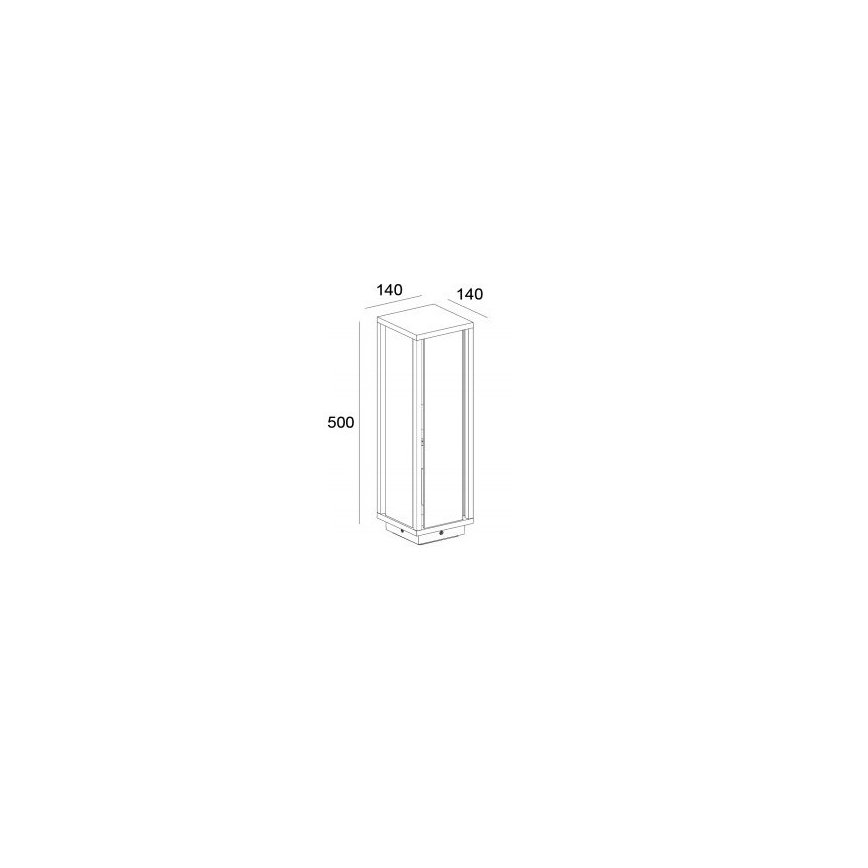 Gardino LX1463-500 - Lampa zewnętrzna MELISSA 1xE27/15W/230V IP54