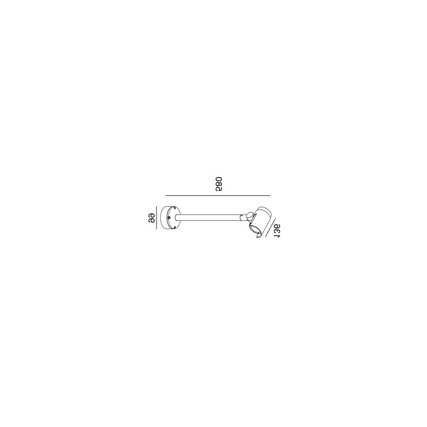 Gardino LX1674 - LED Kinkiet zewnętrzny punktowy ROSE LED/15W/230V IP65