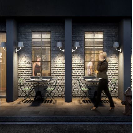 Gardino LX1791 - LED Zewnętrzna Lampa Ścienna VIOLA LED/7W/230V IP65