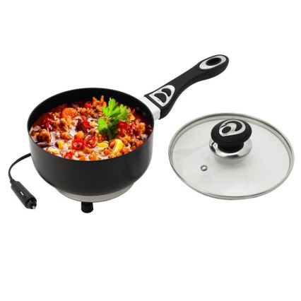 Garnek grzewczy z pokrywką 165 W/12 V, 1,9 l
