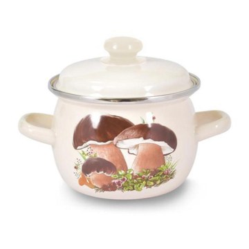 Garnek z pokrywką TORO 3,5 l grzyby