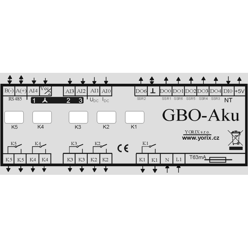 GBO-AKU regulator mocy FVE