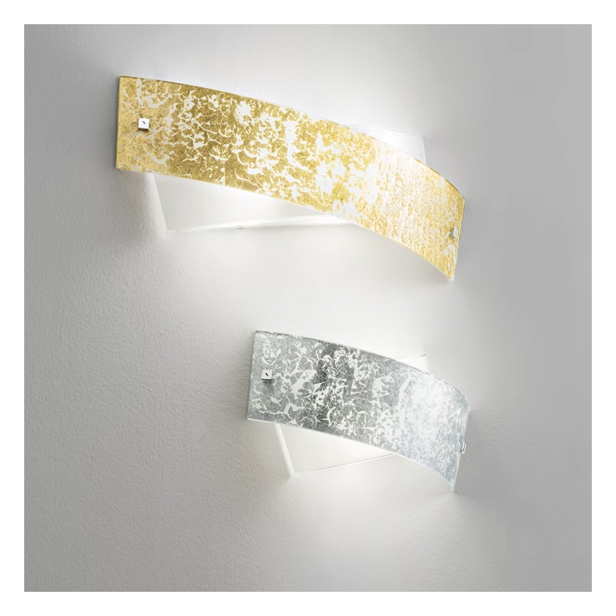 Gea Luce CAMILLA A P oro - Kinkiet CAMILLA 2xE14/28W/230V 34 cm złoty