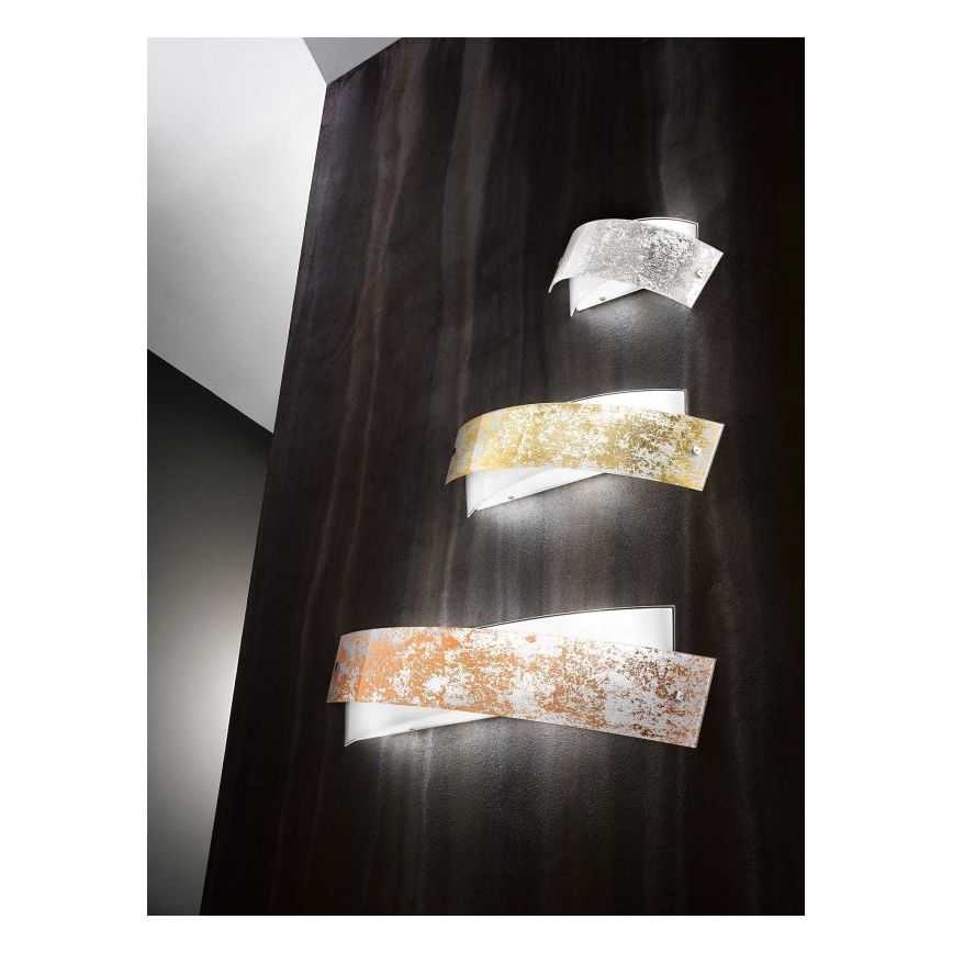 Gea Luce CAMILLA A P oro - Kinkiet CAMILLA 2xE14/28W/230V 34 cm złoty