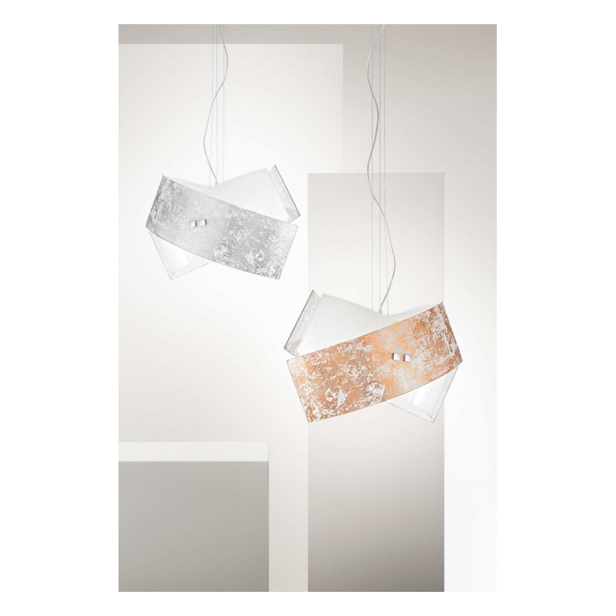 Gea Luce CAMILLA S G oro - Żyrandol na lince CAMILLA 2xE27/70W/230V złoty