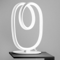 Gea Luce DIVA L BIANCO SATINATO - LED Lampa stołowa ściemnialna DIVA LED/17W/230V biała