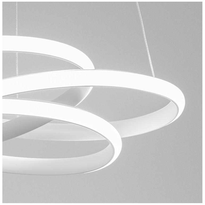 Gea Luce DIVA S G BIANCO - LED Żyrandol ściemnialny na lince DIVA LED/44W/230V biały