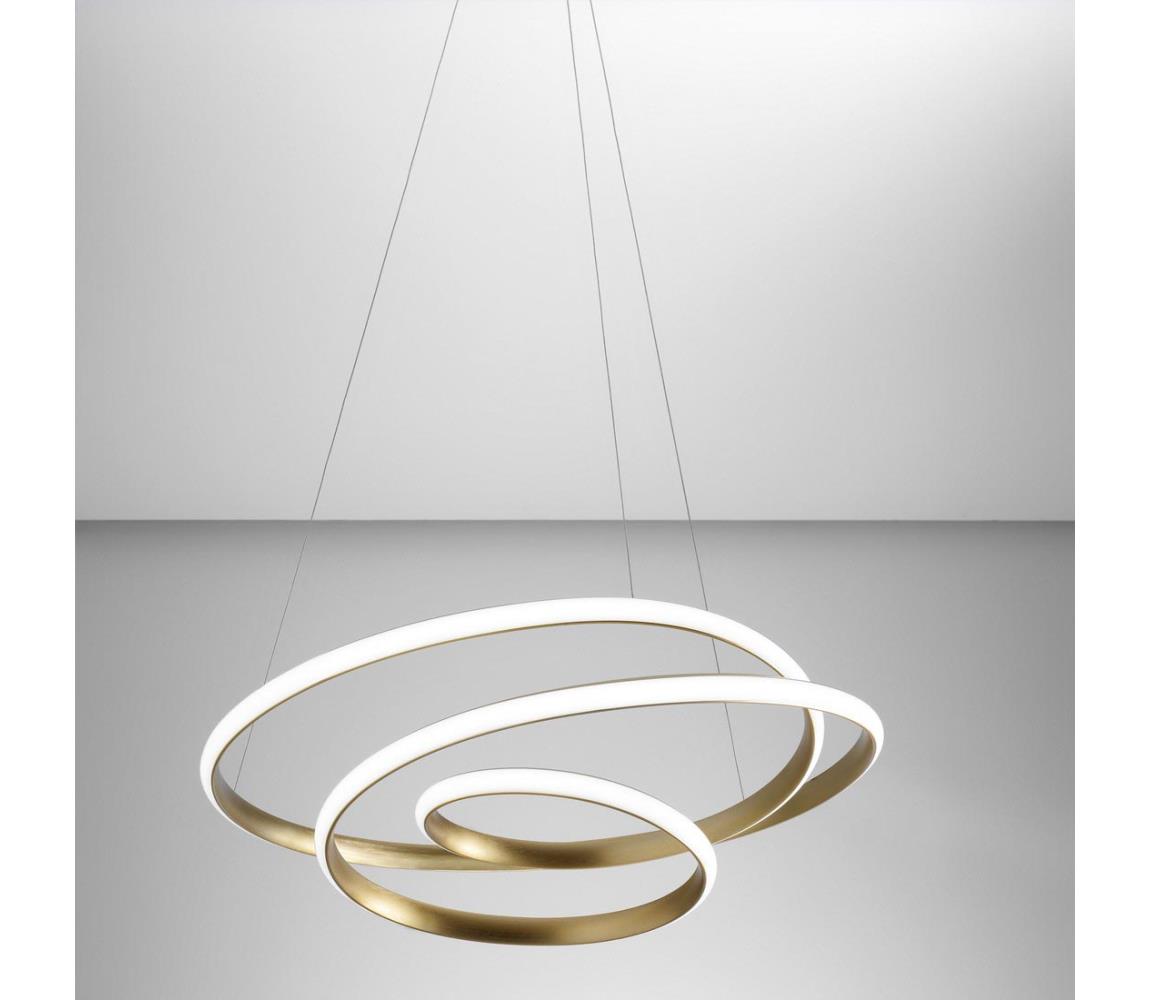 Gea Luce DIVA S G ORO - LED Żyrandol ściemnialny na lince DIVA LED/44W/230V złoty