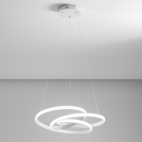 Gea Luce DIVA S P BIANCO - LED Żyrandol ściemnialny na lince DIVA LED/43W/230V biały