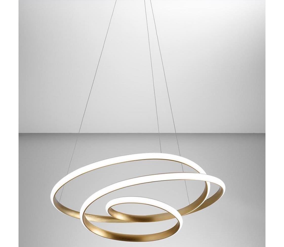 Gea Luce DIVA S P ORO - LED Żyrandol ściemnialny na lince DIVA LED/43W/230V złoty